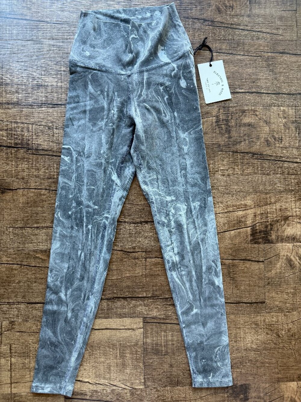 Electric & Rose Marble Tie-Dye in Shadow Legging Size XS